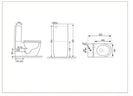 Cera Back-to-Wall Toilet Suite