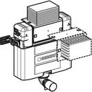 Geberit 224.038.00.1 Alpha 12cm In-wall Cistern – 82cm Installation Height
