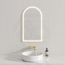 RIVA AR2 LED Arch Frame Mirror 800/900mm Brushed Gold