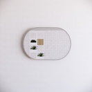 Bathroom Oval Framed Mirror Wall Mounted Vertical/Horizontal ( Multi Colour )