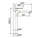 VOG Series Brushed Nickel Tall Basin Mixer