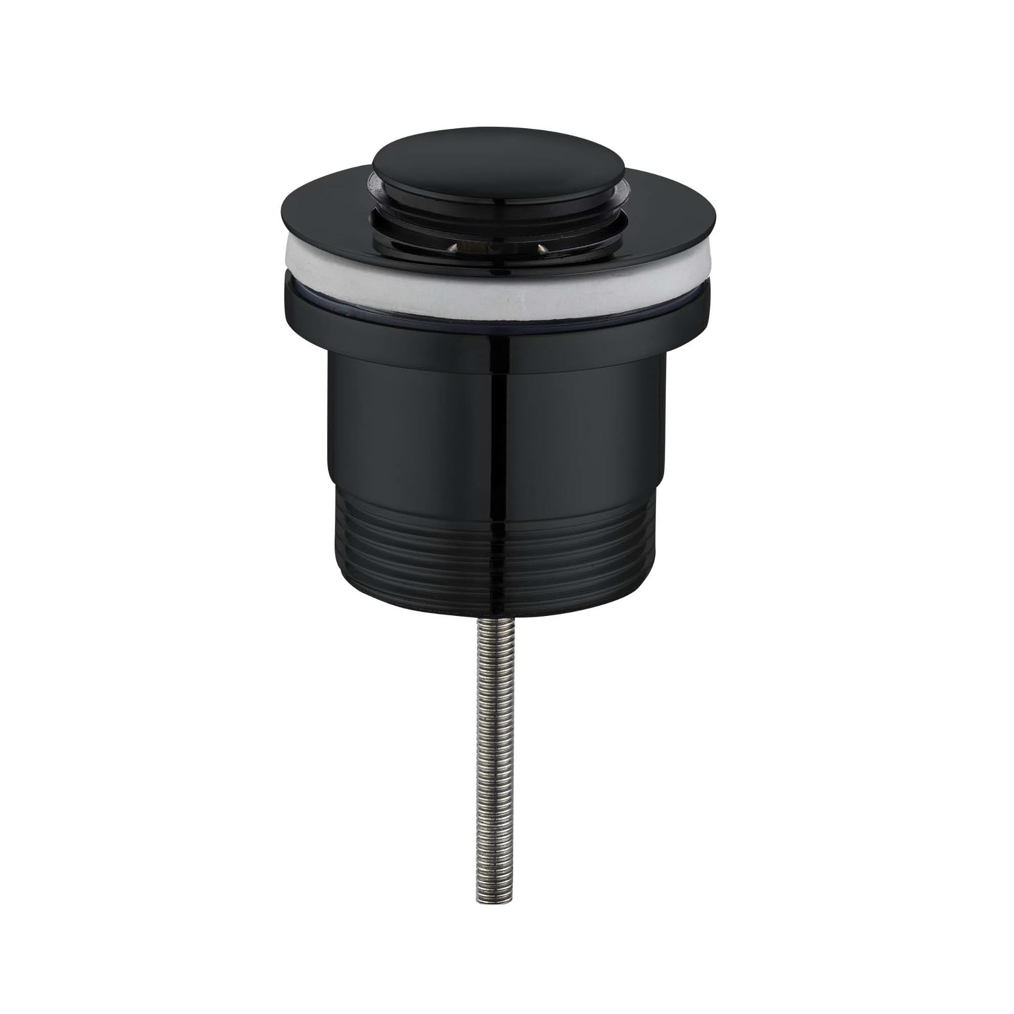 UNIVERSAL PROJECT POP UP WASTE MATTE BLACK-My bathroom depot